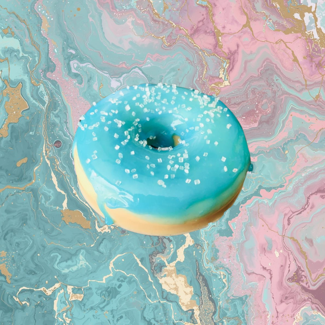Blue Mint with Sugar Sprinkles