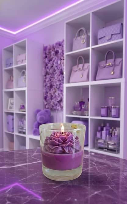 💜 Violet Peony Candle
