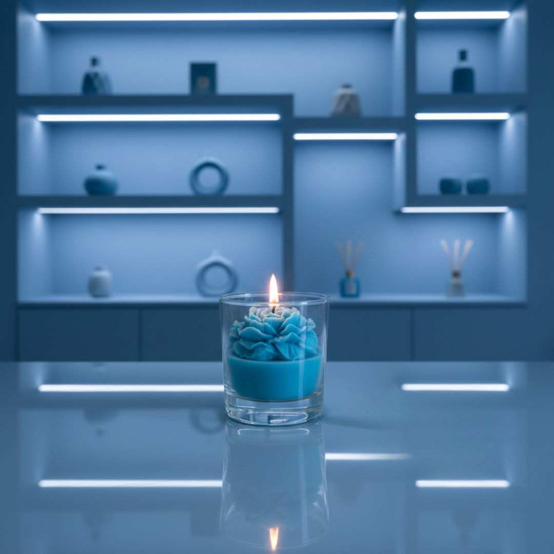 💙 Blue Peony Candle