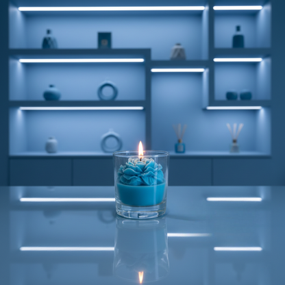 💙 Blue Peony Candle