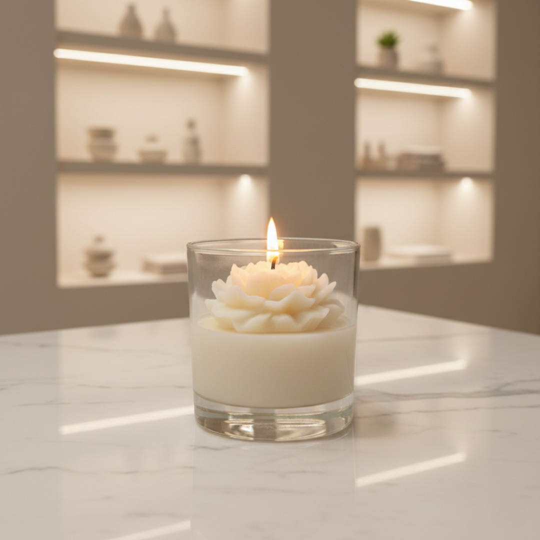 🤍 Ivory Peony Candle