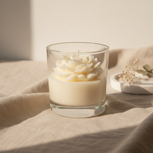 🤍 Ivory Peony Candle