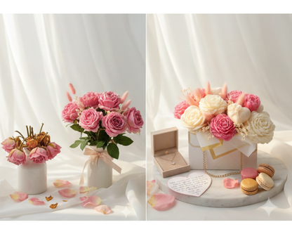 Flower Bouquet Candle